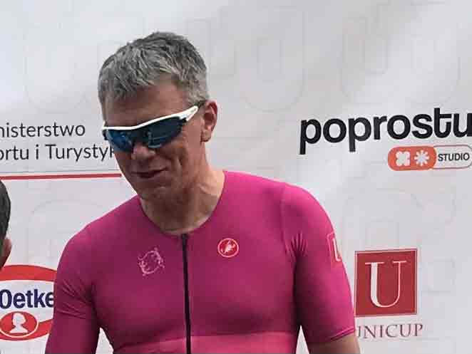 Unicup-idrottare på prispallen under triathlon